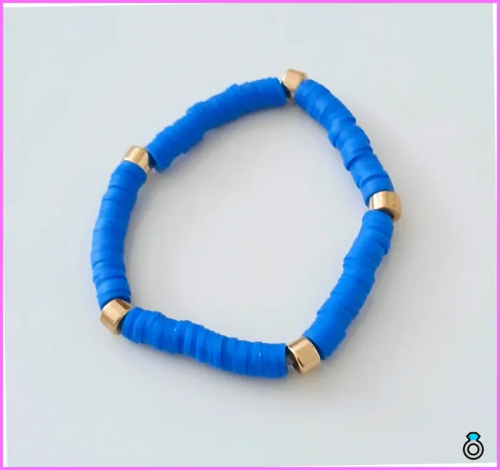 Bracelet en perles heishi tendance été coloré - photo numéro 2