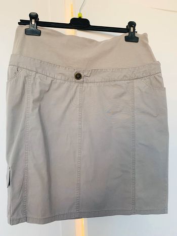 Jupe grossesse gris clair T 40