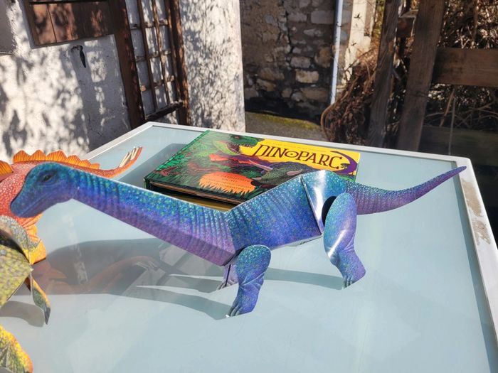 Magnifique livre animé Seuil Jeunesse Dinoparc, la préhistoire en 3D + modèles reduits dinosaures 53 - photo numéro 15