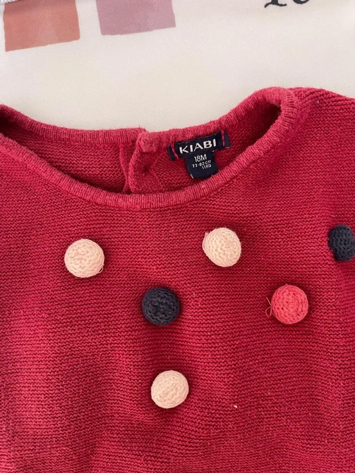 Lot de 3 pulls bébé fille – Taille 18 mois / 81 cm 🧶💖 - photo numéro 6