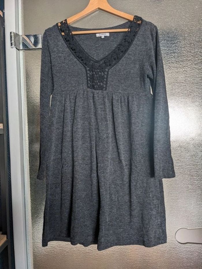 Robe pull de grossesse La Halle taille s