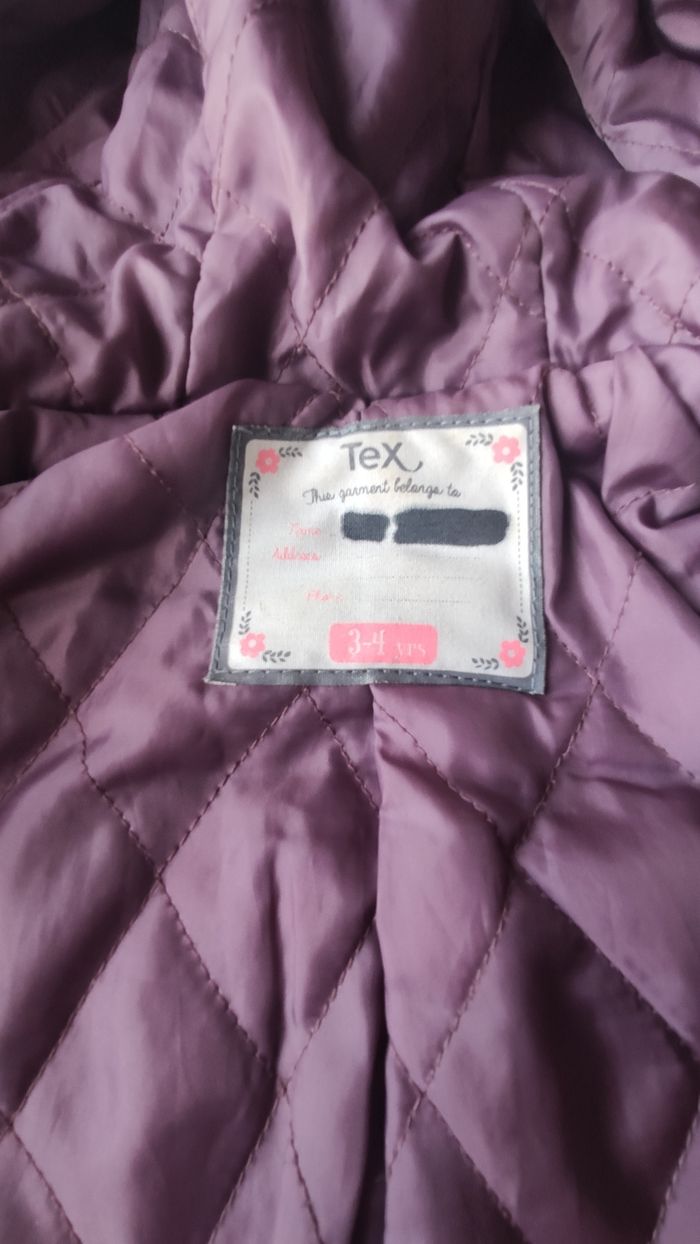 Manteau pour fille 3 -4 ans - photo numéro 6