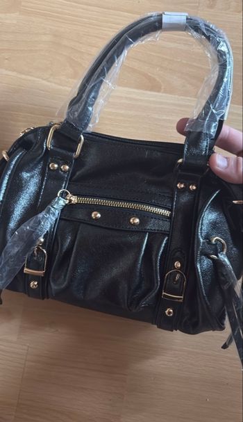 Sac à main noir Rock Chic - Style Y2K / City Bag - Neuf sous emballa