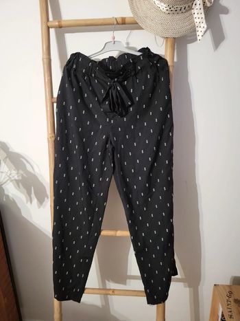 Pantalon large fluide taille M