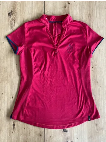 Polo Fouganza – Rose Fuchsia / Rouge – Taille S