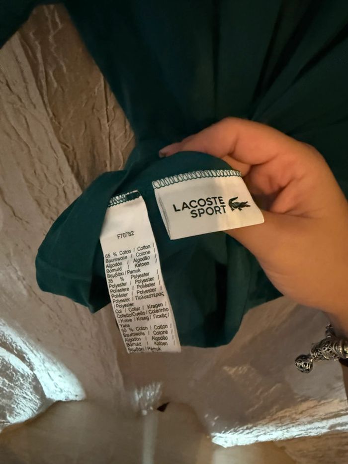 T-shirt Lacoste homme – excellent état - photo numéro 3