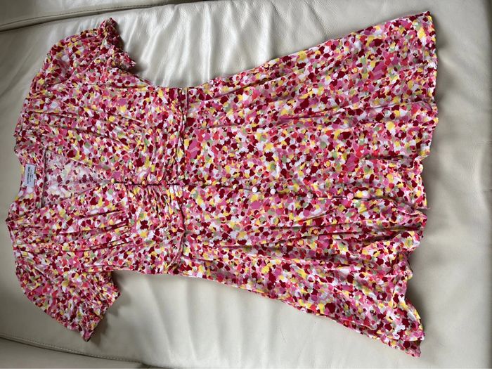 Jolie petite robe légère été taille 38 état neuf fleurs - photo numéro 9