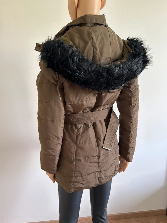 Doudoune kaki en plumes Esprit taille française 36 TBE - photo numéro 12