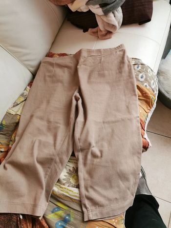 Pantacourt Daxon taille 48 caramel