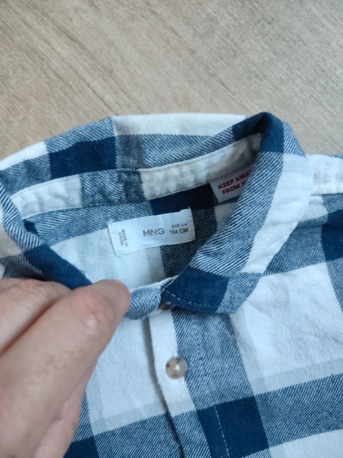 Chemise a carreaux 3-4 ans - photo numéro 3