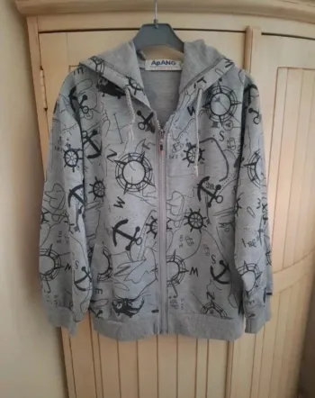 Veste gilet en sweat avec capuche Apang T 10 ans