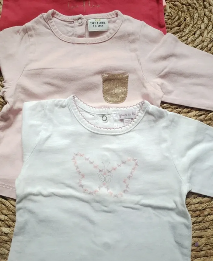 Lot de maillot manches longues 3mois - photo numéro 3