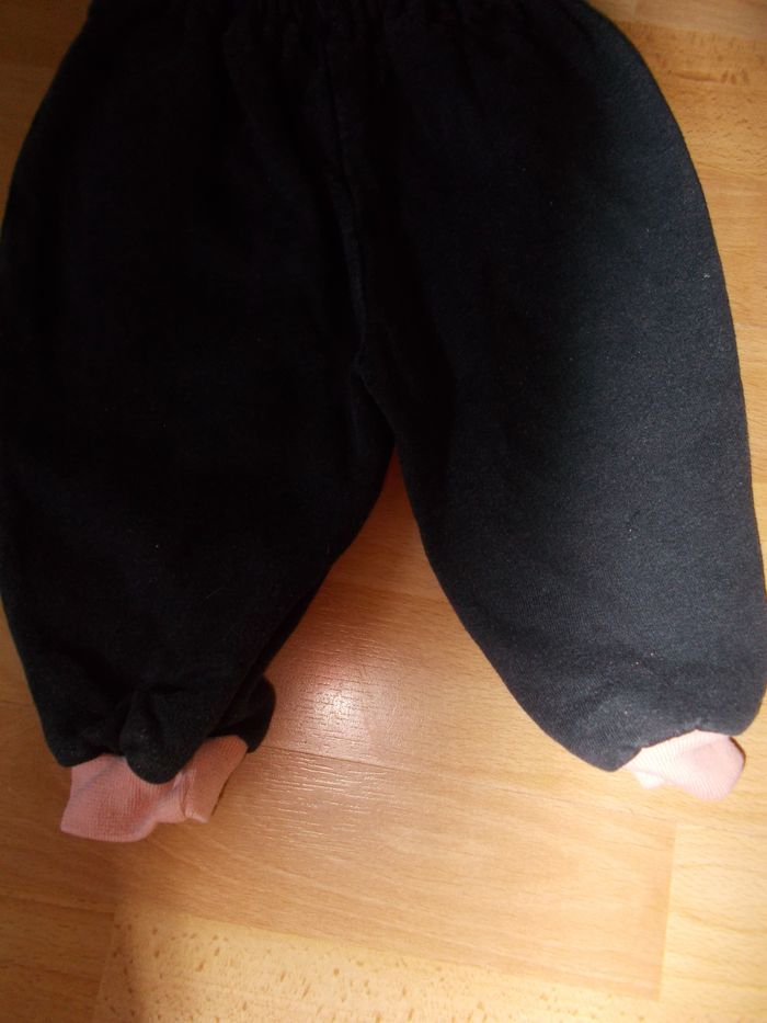 ensemble pantalon noir saumon - photo numéro 2