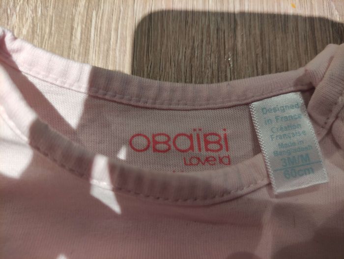 Tee-shirt ML 3mois - photo numéro 2