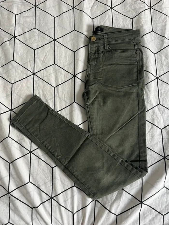 jean slim kaki XS
