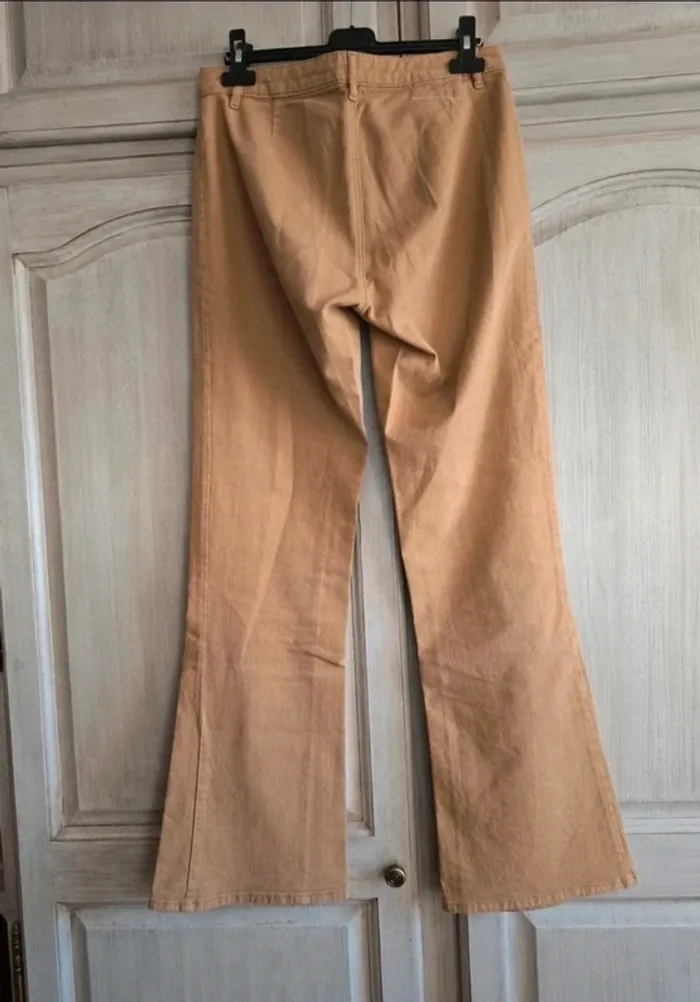 Jean évasé flare camel leon & harper taille 38 - photo numéro 2