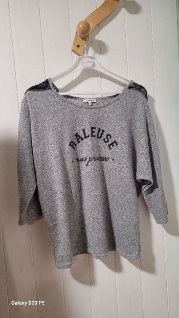 Blouse grise S miss Liberto