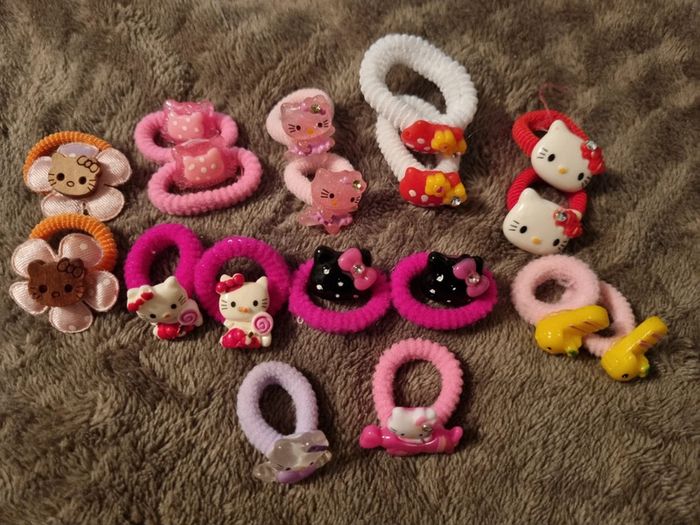 Lot de mini élastiques faits mains