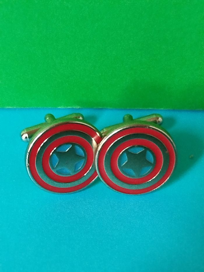 Bouton de manchette Captain America