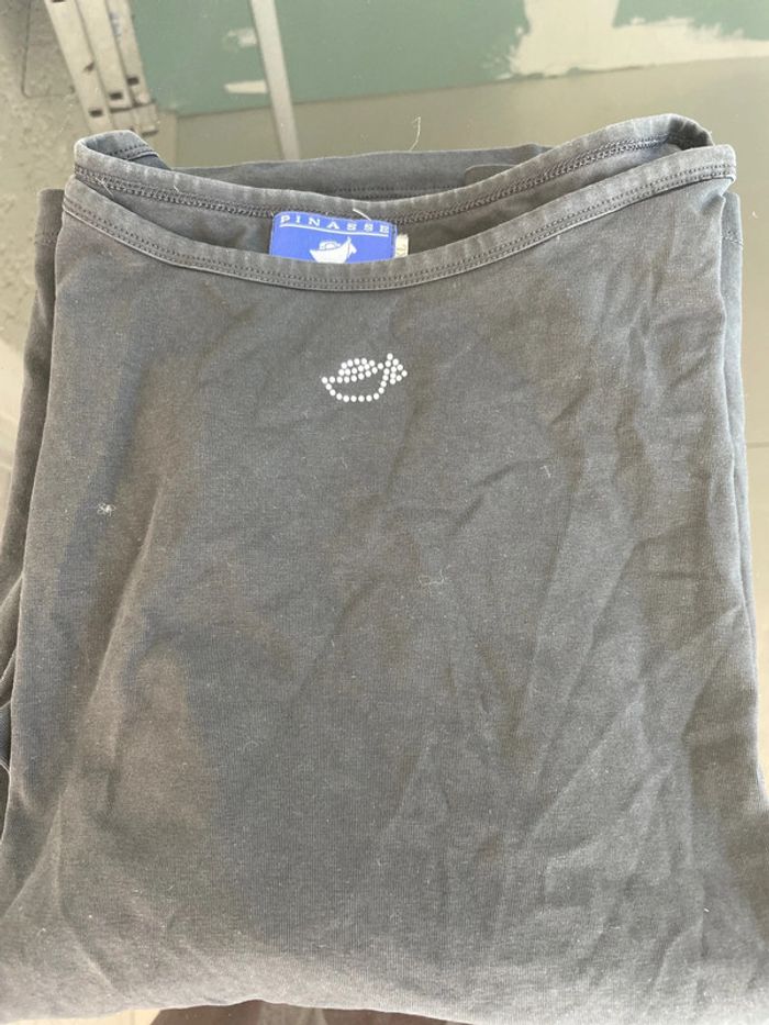 T-shirt noir en XXXL de la marque pinasse
