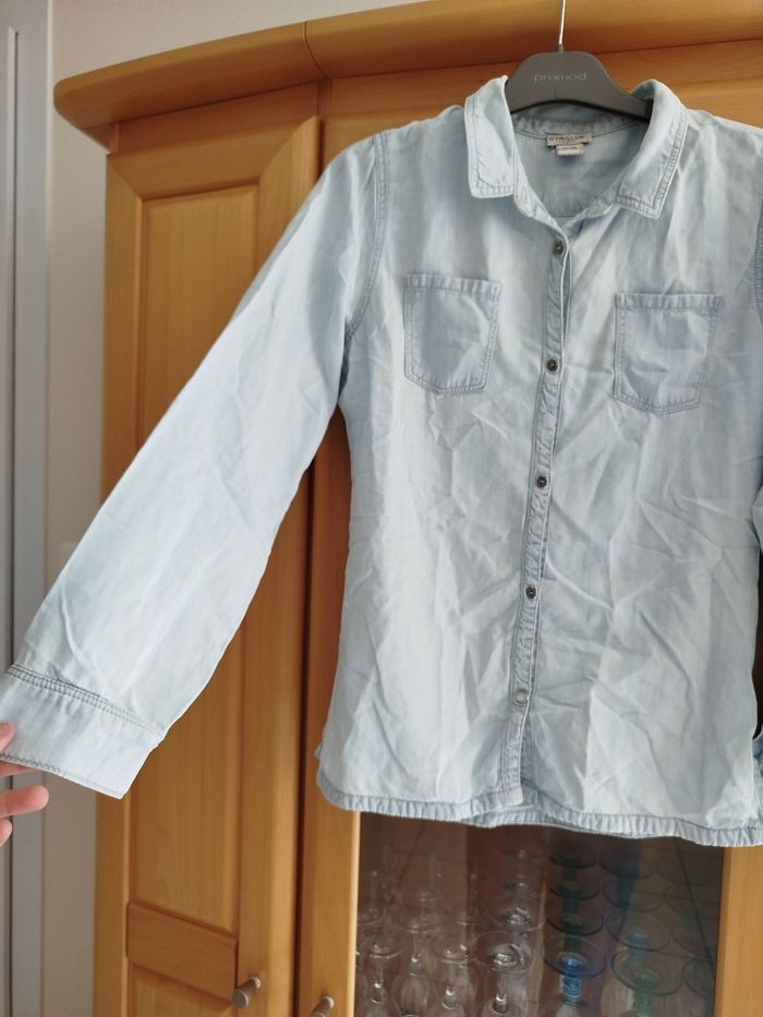 Chemise en jean Cyrillus taille 14 ans - photo numéro 3