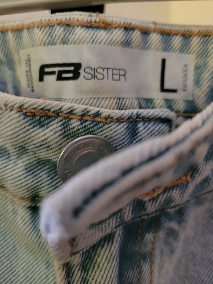 Jean taille L bleu clair FB Sister - photo numéro 3