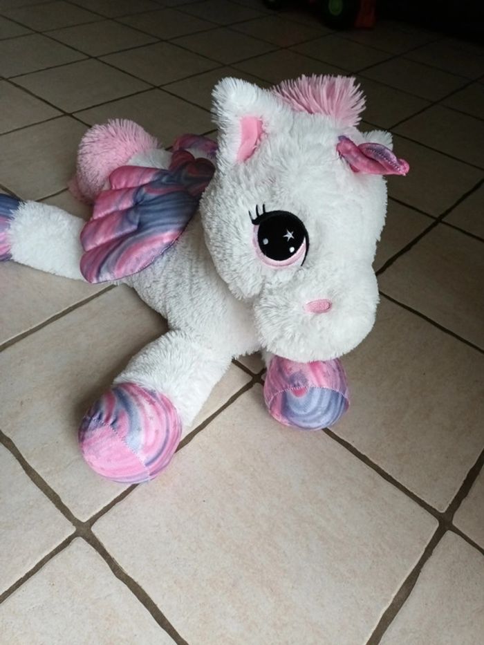 Grande peluche licorne - photo numéro 2
