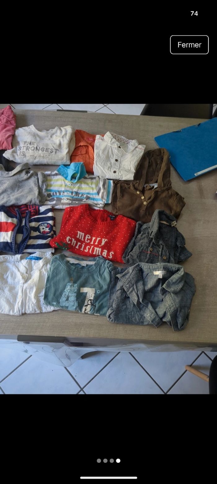 Lot vêtements garçon bébé - photo numéro 4