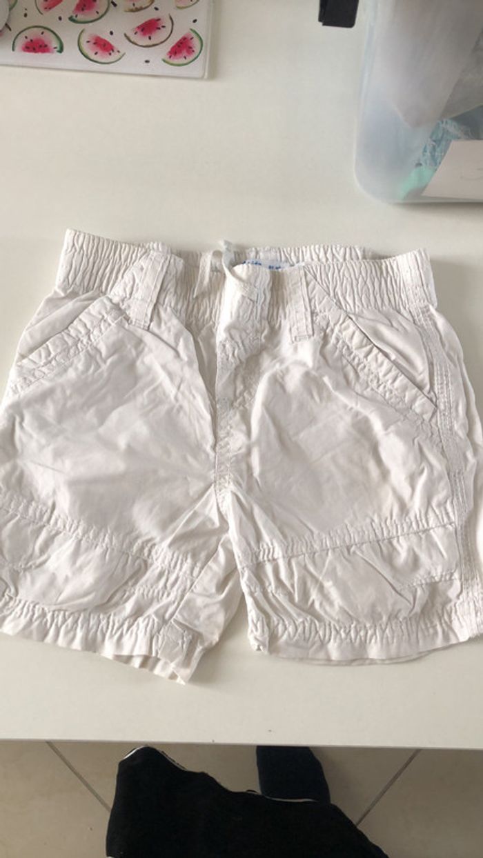 Short blanc 3 ans