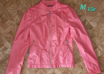 Veste cuir taille m neuf