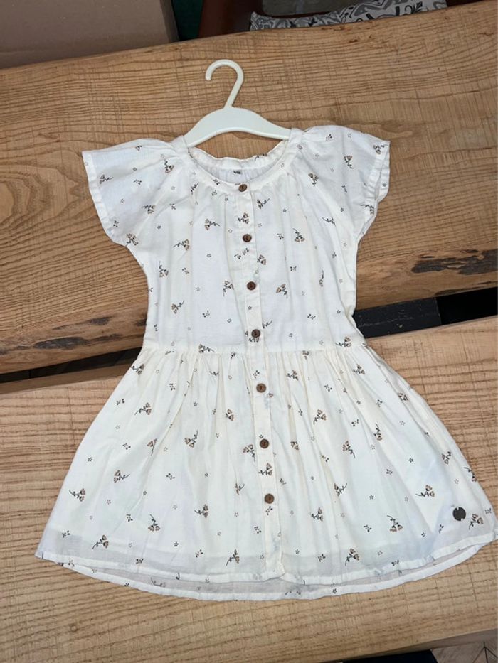 Robe cérémonie printemps été champêtre crème neuve 3-4 ans 3 4