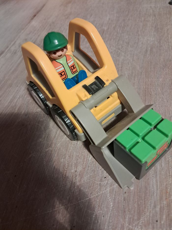 6775 chargeur et ouvrier Playmobil 1.2.3