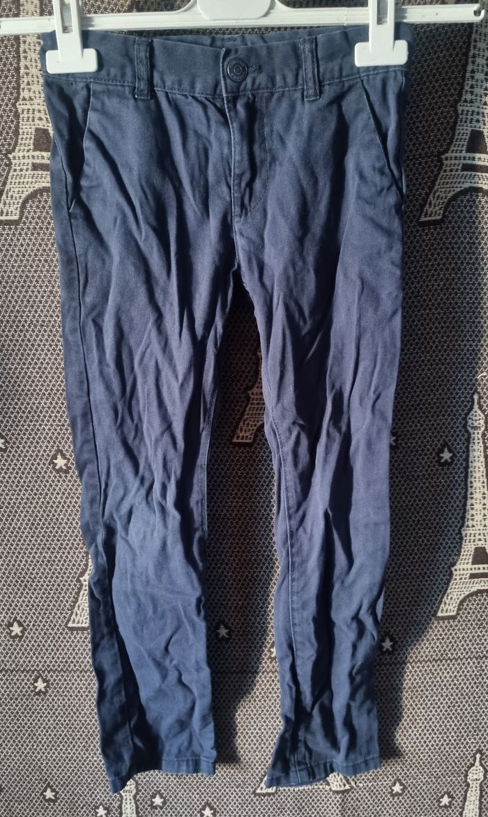 Pantalon chino marine regular fit 8ans
