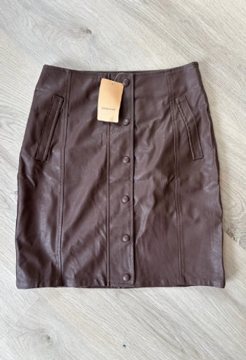 Jupe similicuir marron Promod 🤎 Taille 36/S – Neuve avec étiquette