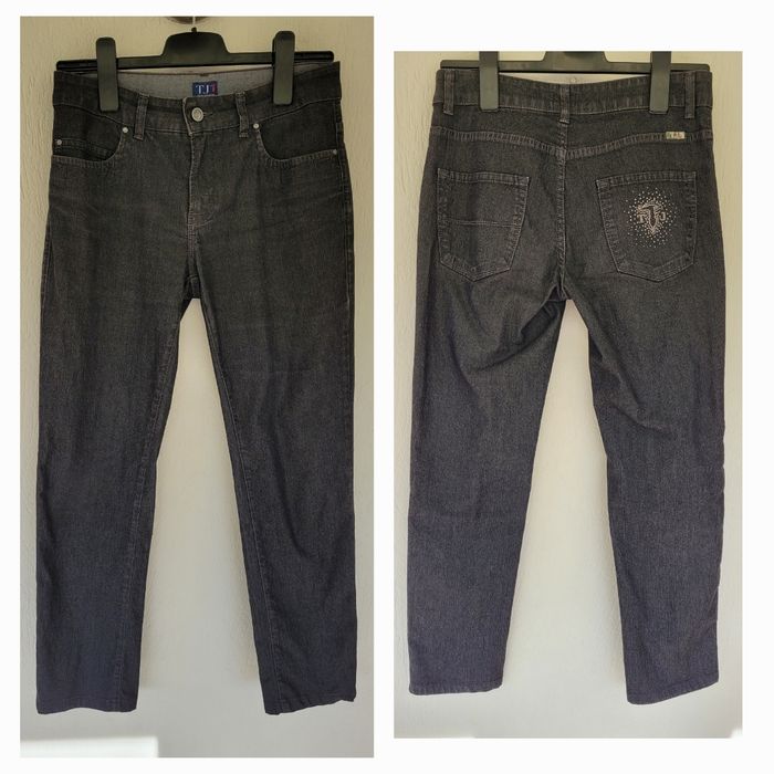 Trussardi Jean TFr38-Gris-Modèle 130-Coupe Droite & Ajustée en TBE - photo numéro 2