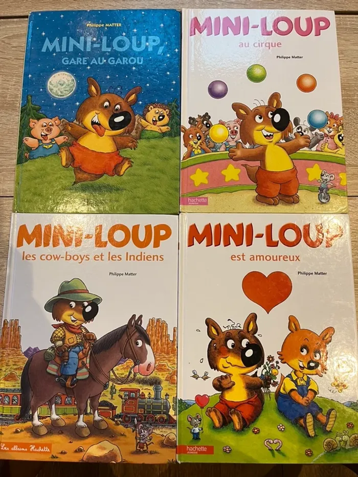 Lot 4 livres Mini-Loup