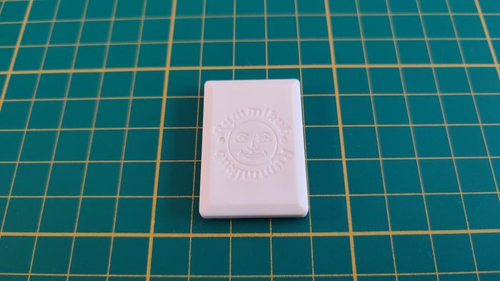 Tuile chiffre 8 huit bleu pièce détachée L'original Rummikub chiffres M&M Ventures 2014 #E31 - photo numéro 2