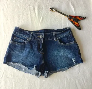 Short en jean "destroy"