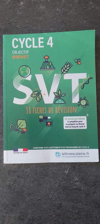 Manuel SVT Objectif Brevet