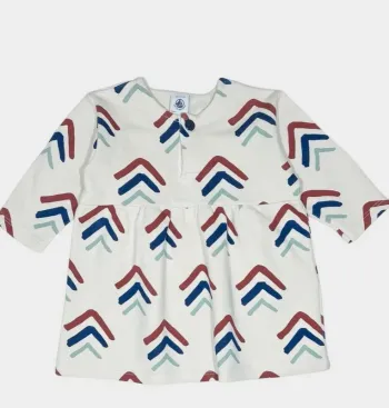 Petit Bateau Robe à manches longues 6 mois NEUVE