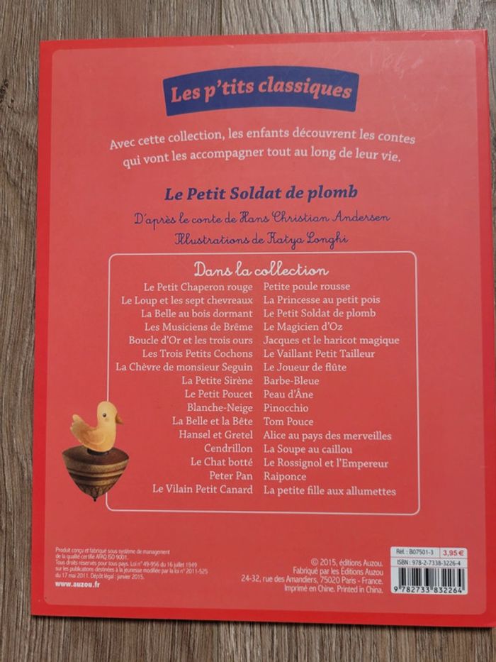 Livre "Le Petit soldat de Plomb" - photo numéro 2