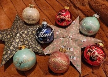 Boule de Noël personnalisée