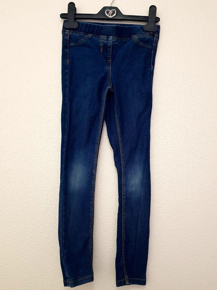 Jegging bleu taille 8 ans
