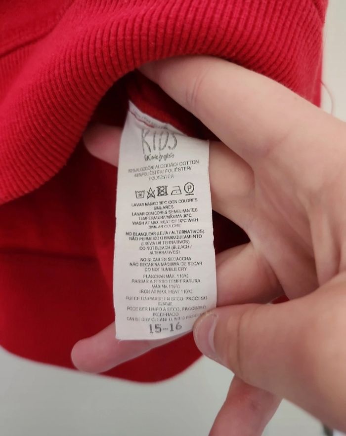Sweat a capuche et poches fourré El Corte Ingles 15 16 ans neuf - photo numéro 8