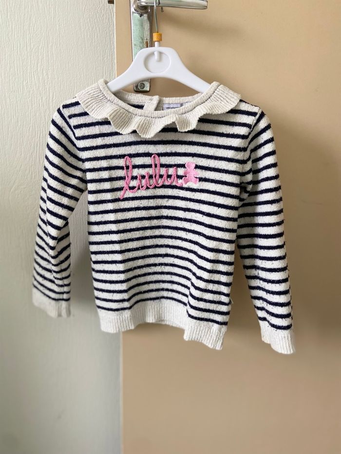 Pull 4 ans Lulu castagnette