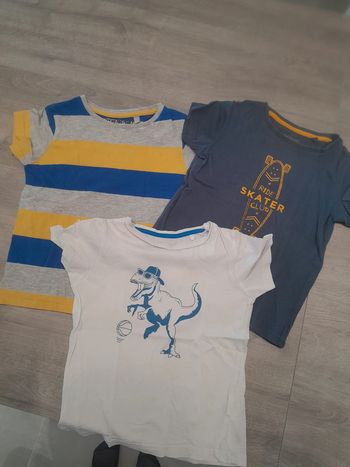 Lot 3 t-shirt manche courte