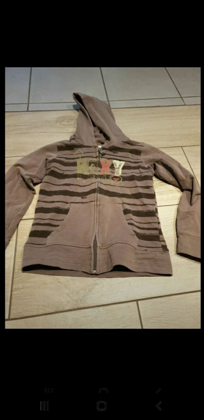Veste de sweat fille roxy 8 ans - photo numéro 2