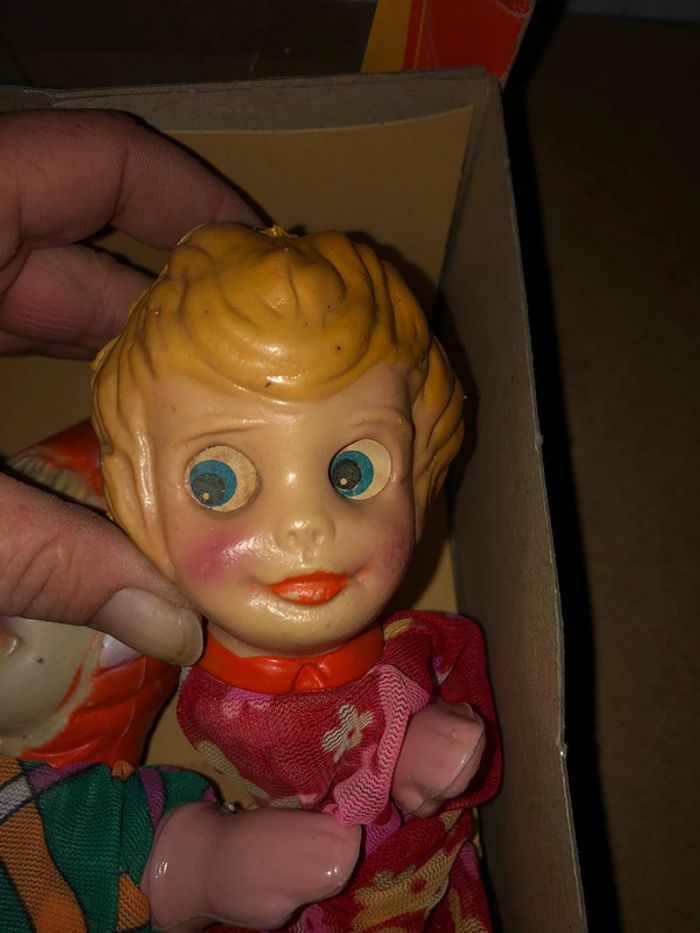 Boîte marionnettes vintage erlo - photo numéro 2