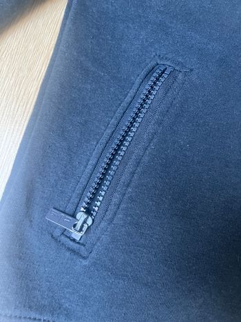 Veste de jogging RG512 à capuche bleu marine