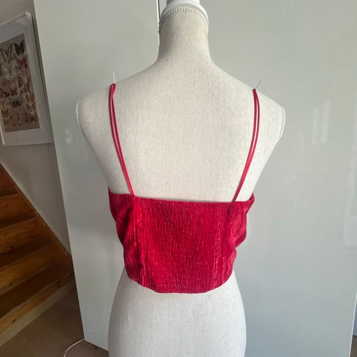 Bustier rouge velours - photo numéro 3